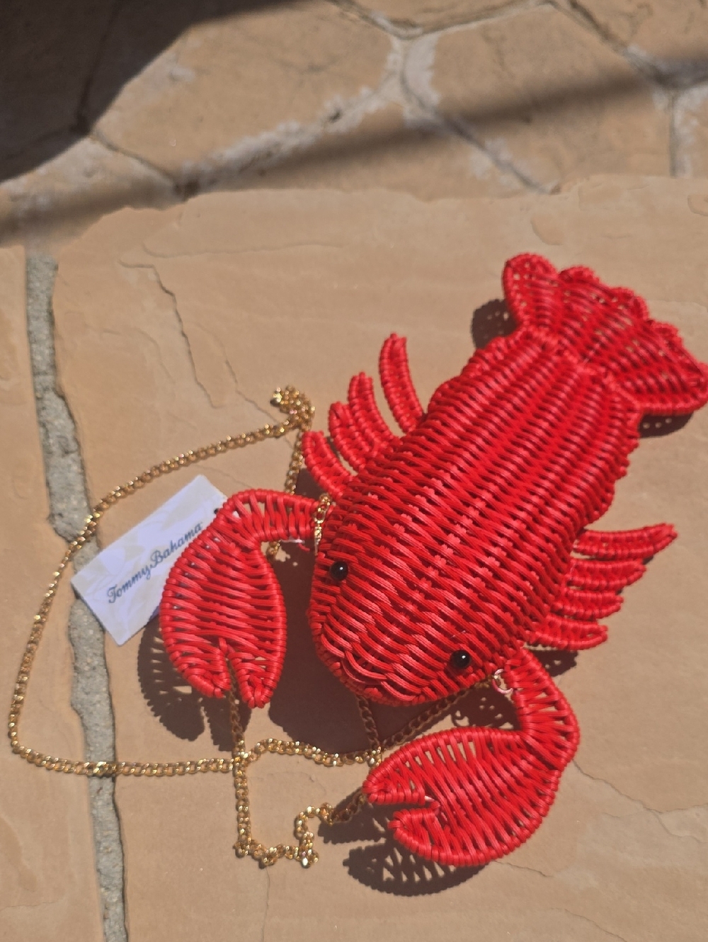 Tommy Bahama Red Woven Lobster